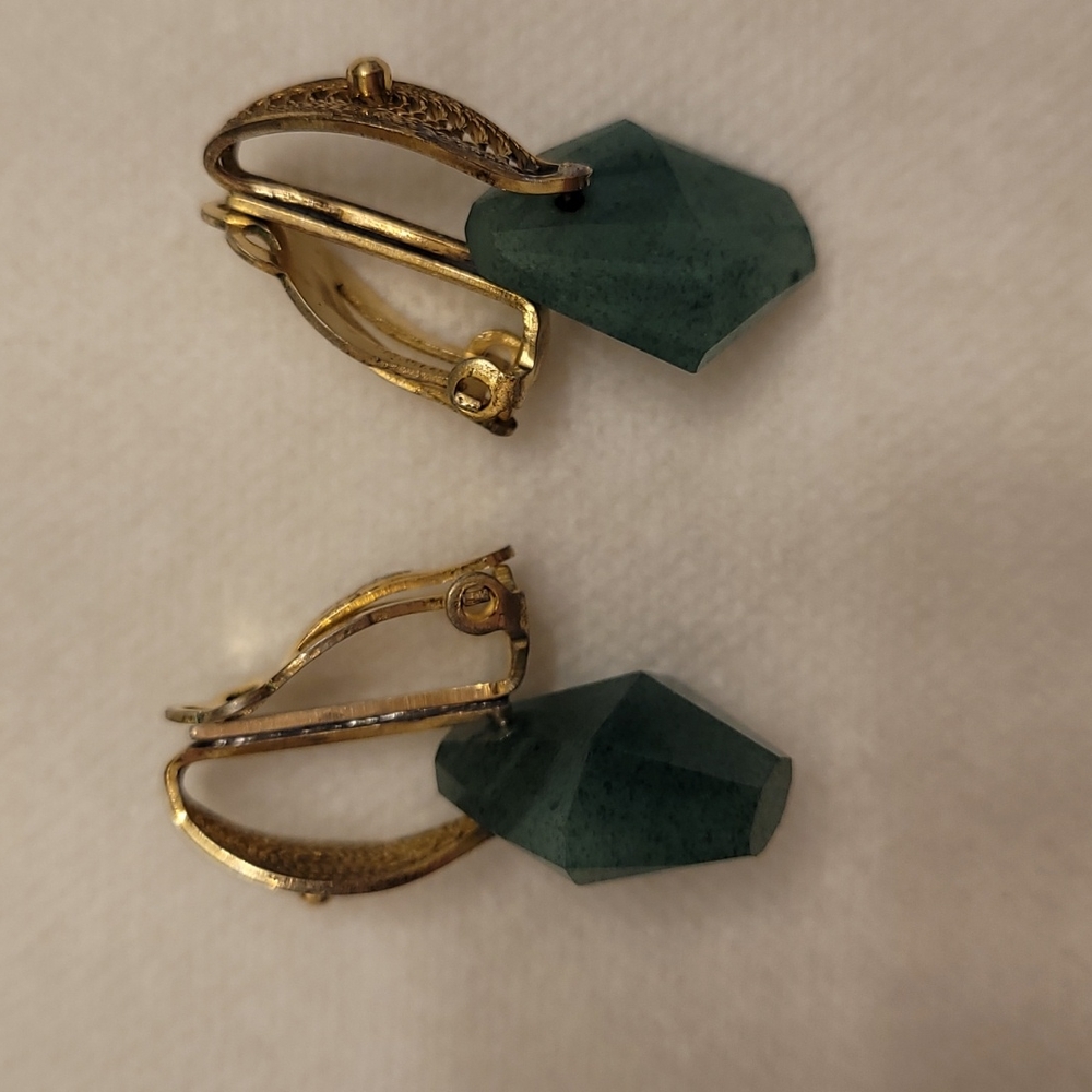 Vintage clip on 12k gf earrings. - Picture 2 of 3